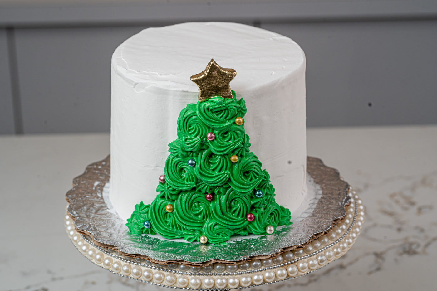 Christmas Tree Cake